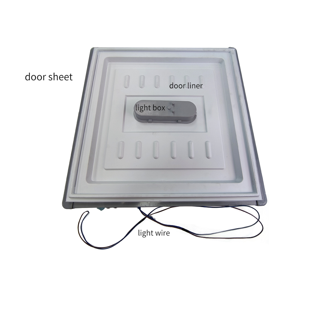 Freezer door lining door frame light box and other door acce